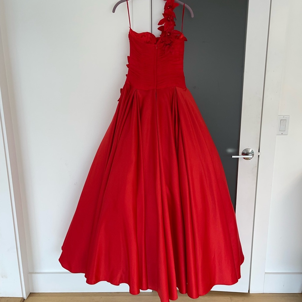 Red Corset Ballgown - Picture 8 of 17